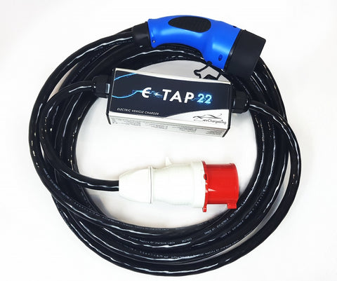 e-Tap 22 kW Tesla-napilla (7m, Type 2)